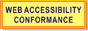 Web Accessibility conformance logo